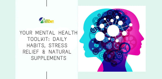 Illustration of a person trying to improve his mental health