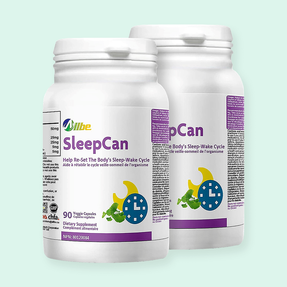 Allbe SleepCan – Melatonin Sleep Support (90 Capsules)