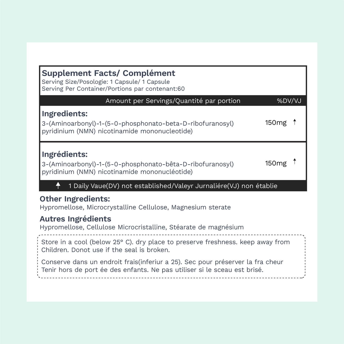 Allbe NMN 9000 Ultra – NAD+ Support (60 Capsules)