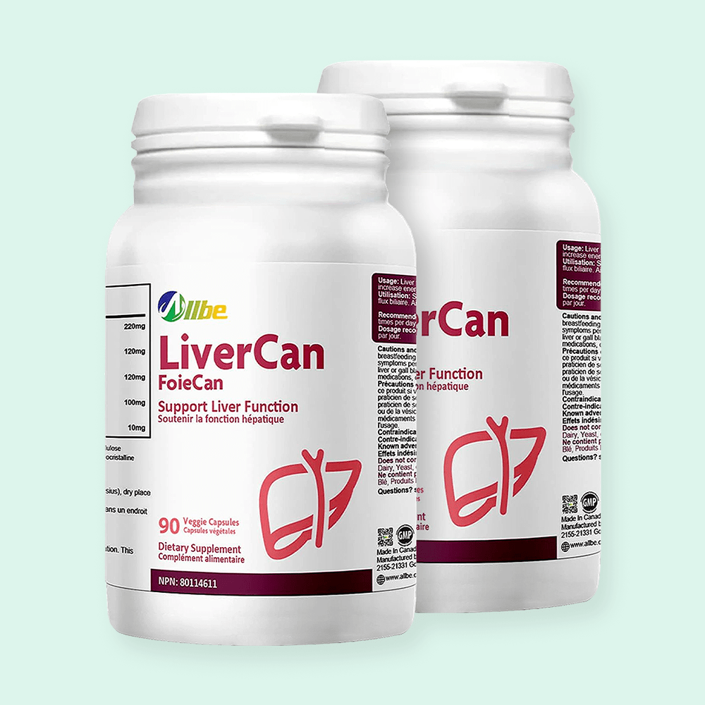 Allbe LiverCan - Liver Function Support (90 Capsules)