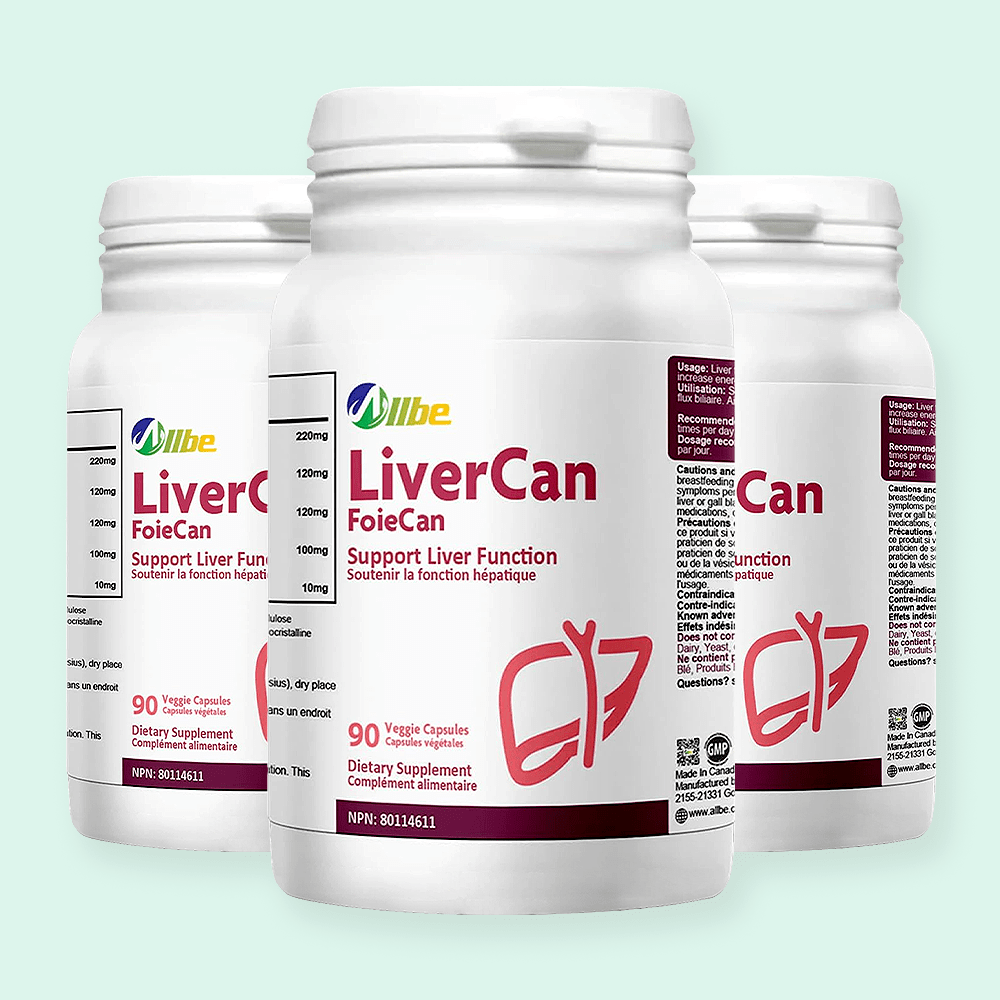 Allbe LiverCan - Liver Function Support (90 Capsules)