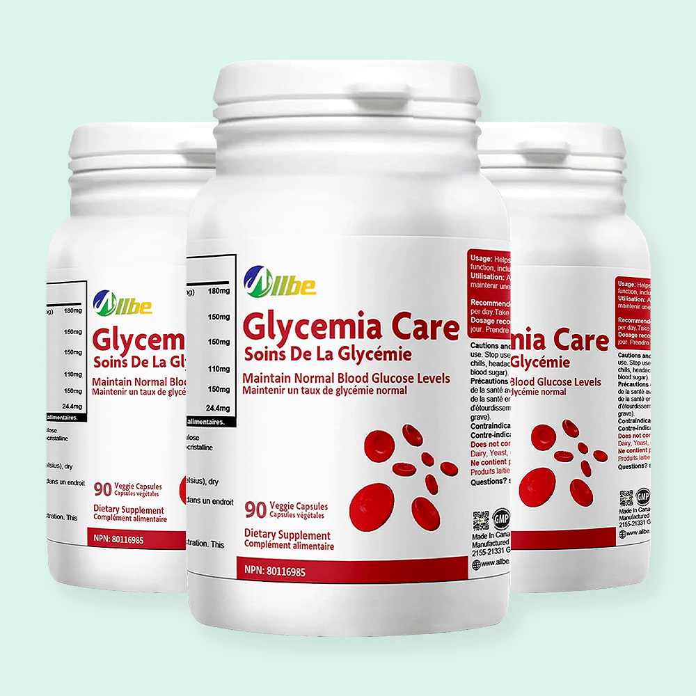 Allbe Glycemia Care – Blood Sugar Support Formula (90 Capsules)