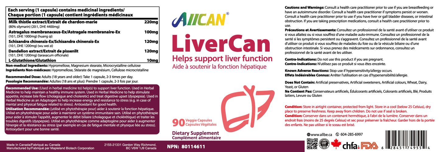 LiverCan - Liver Function Support