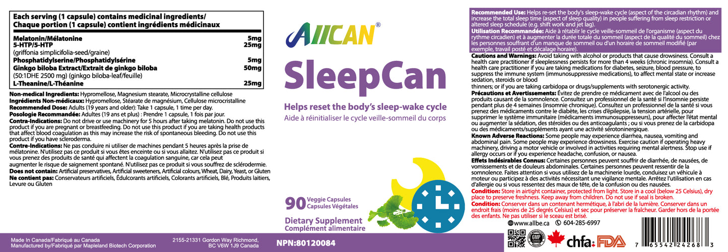 SleepCan – Melatonin Sleep Support