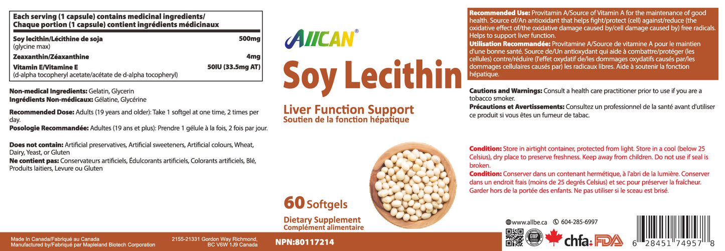 Soy Lecithin - Liver Health Support