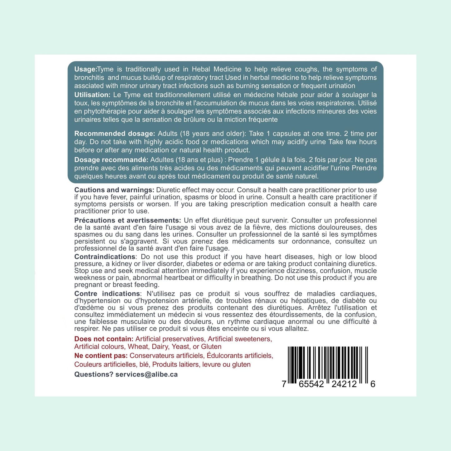 Allbe BioCan - Cough Relief Formula (90 Capsules)