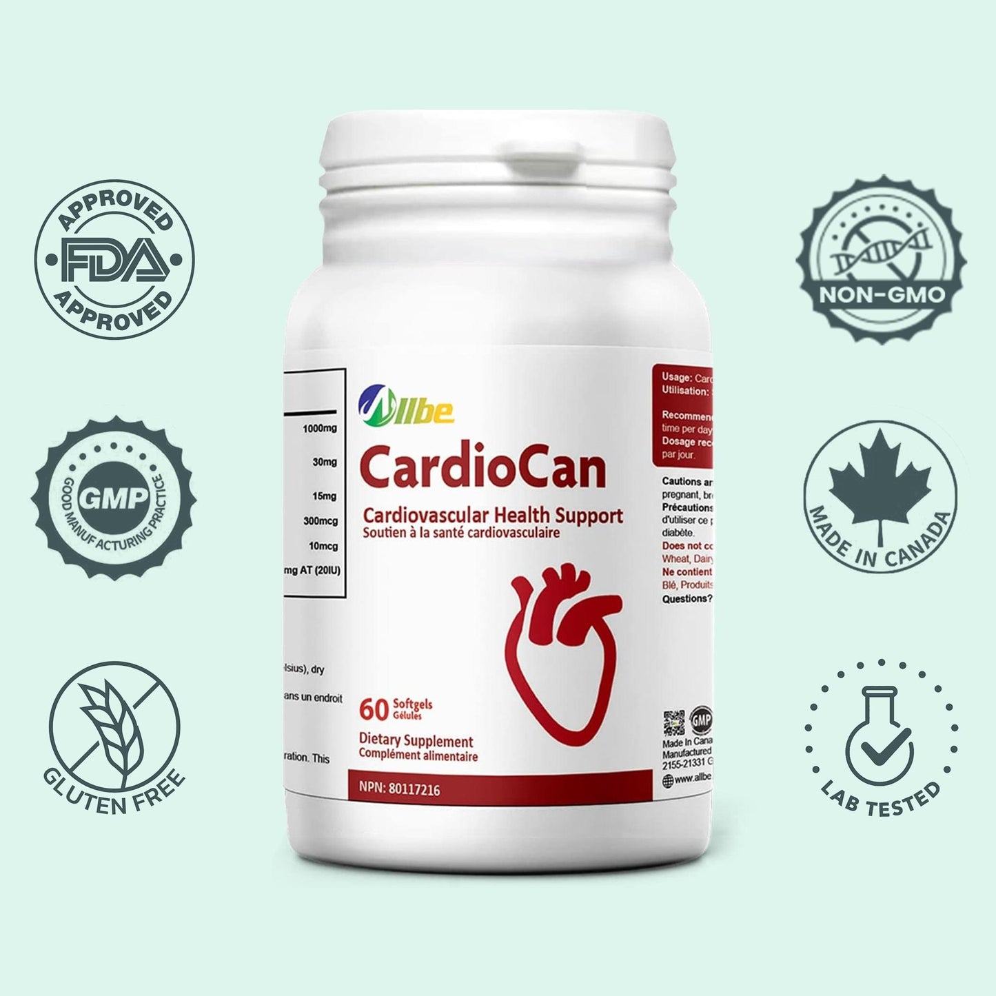 CardioCan 60 Softgel: Heart Health Supplement