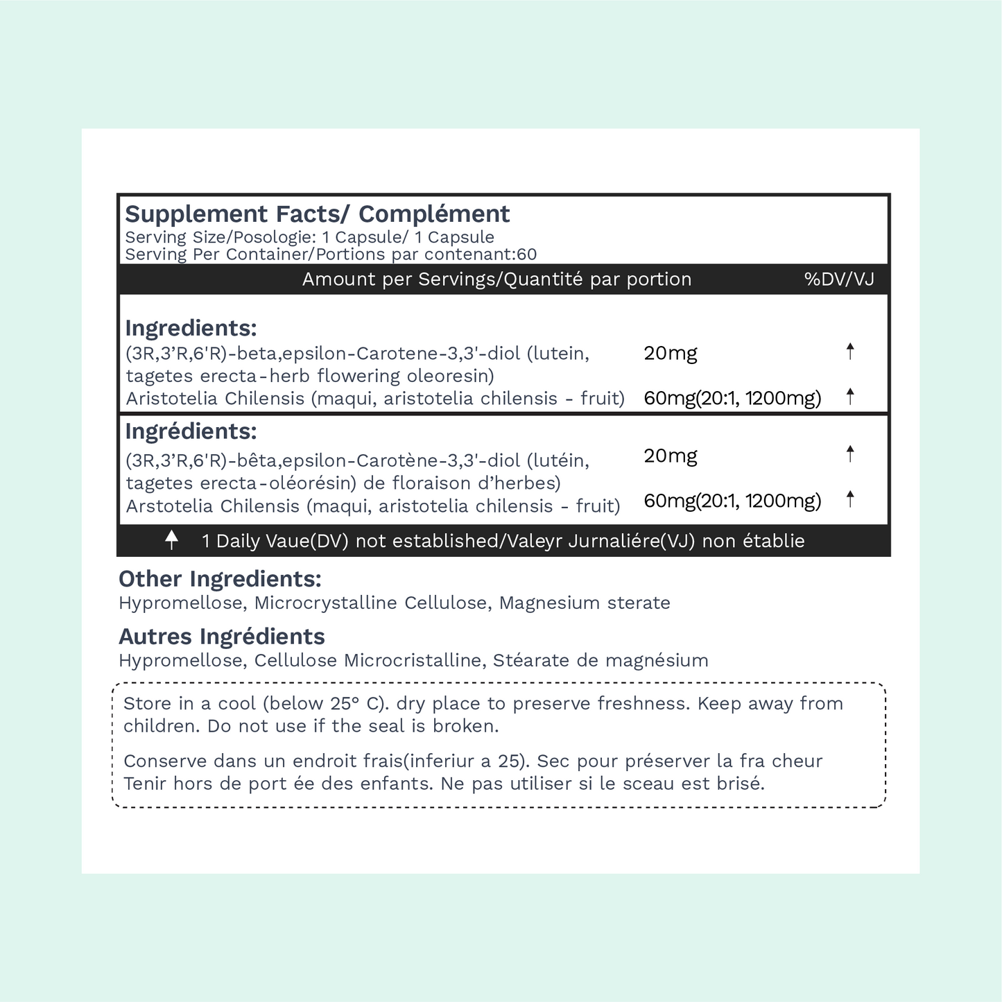 Eye Care - Lutein-Rich Vitamin Eyes Supplement