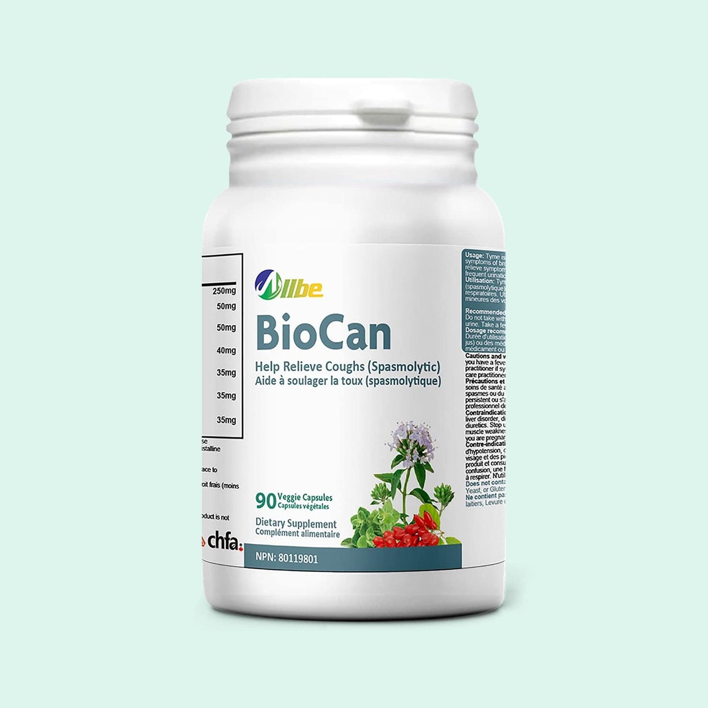 Allbe BioCan - Cough Relief Formula (90 Capsules)