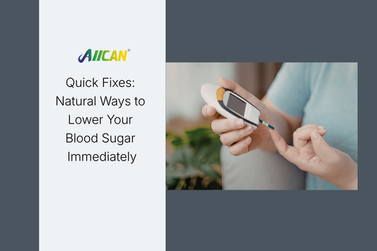 Quick Fixes: Natural Ways to Lower Your Blood Sugar Immediately