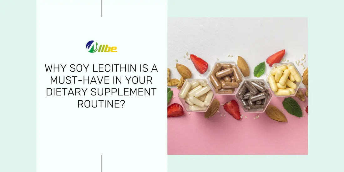 Soy Lecithin is a must have in your dietary supplement