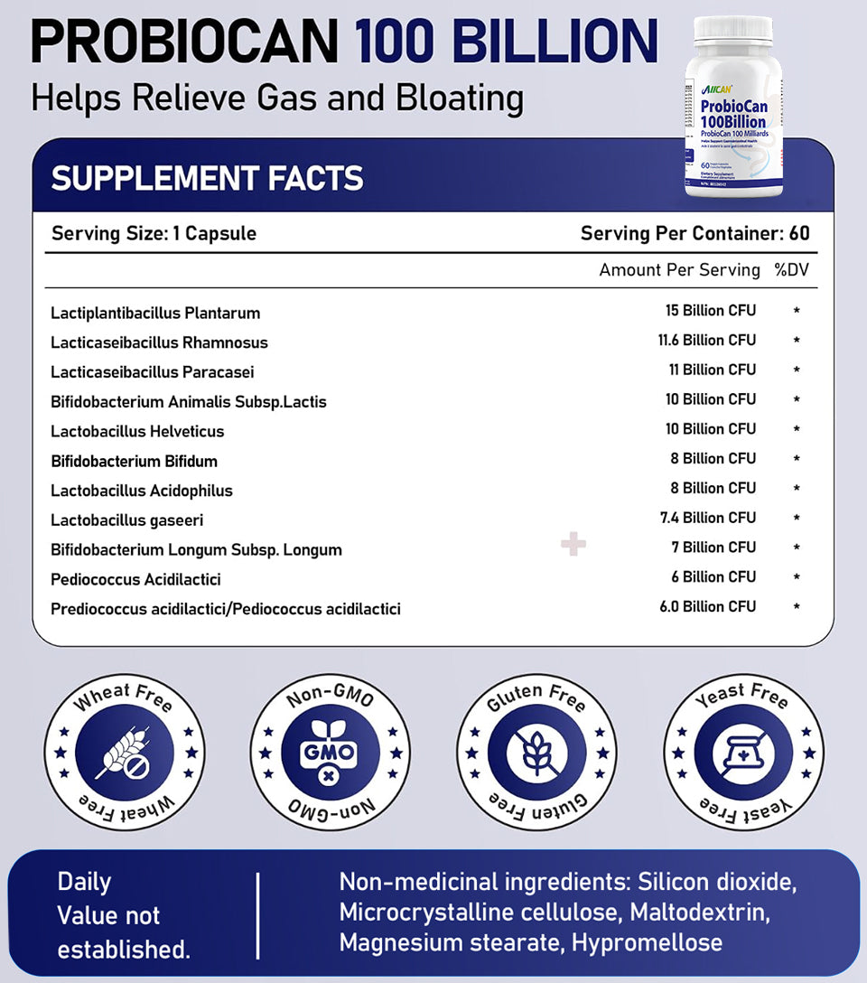 ProbioCan – 100 Billion CFU Probiotic