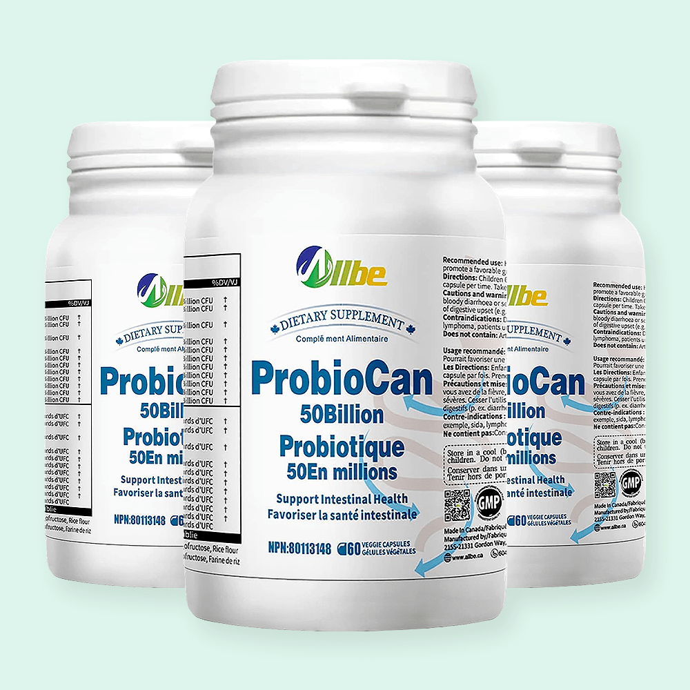 ProbioCan: 50 Billion Gut Health Supplement