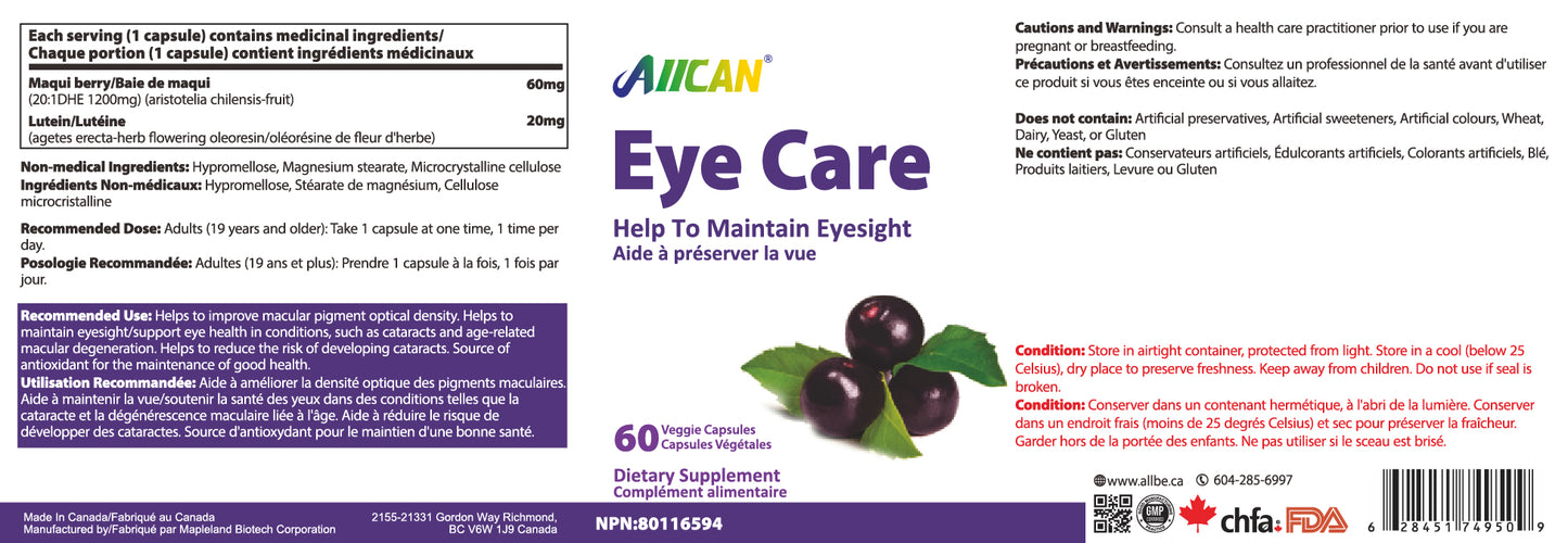 Eye Care - Eyesight Support