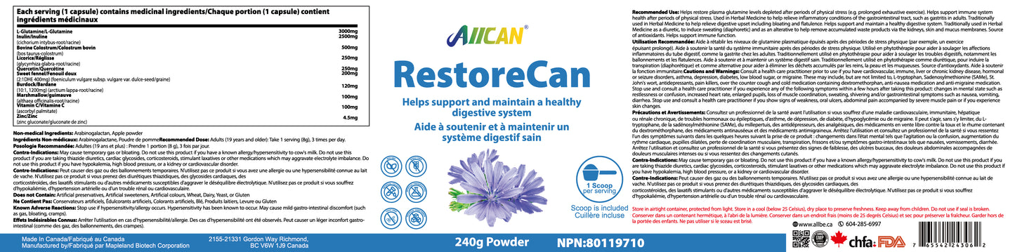 RestoreCan - Digestion Support