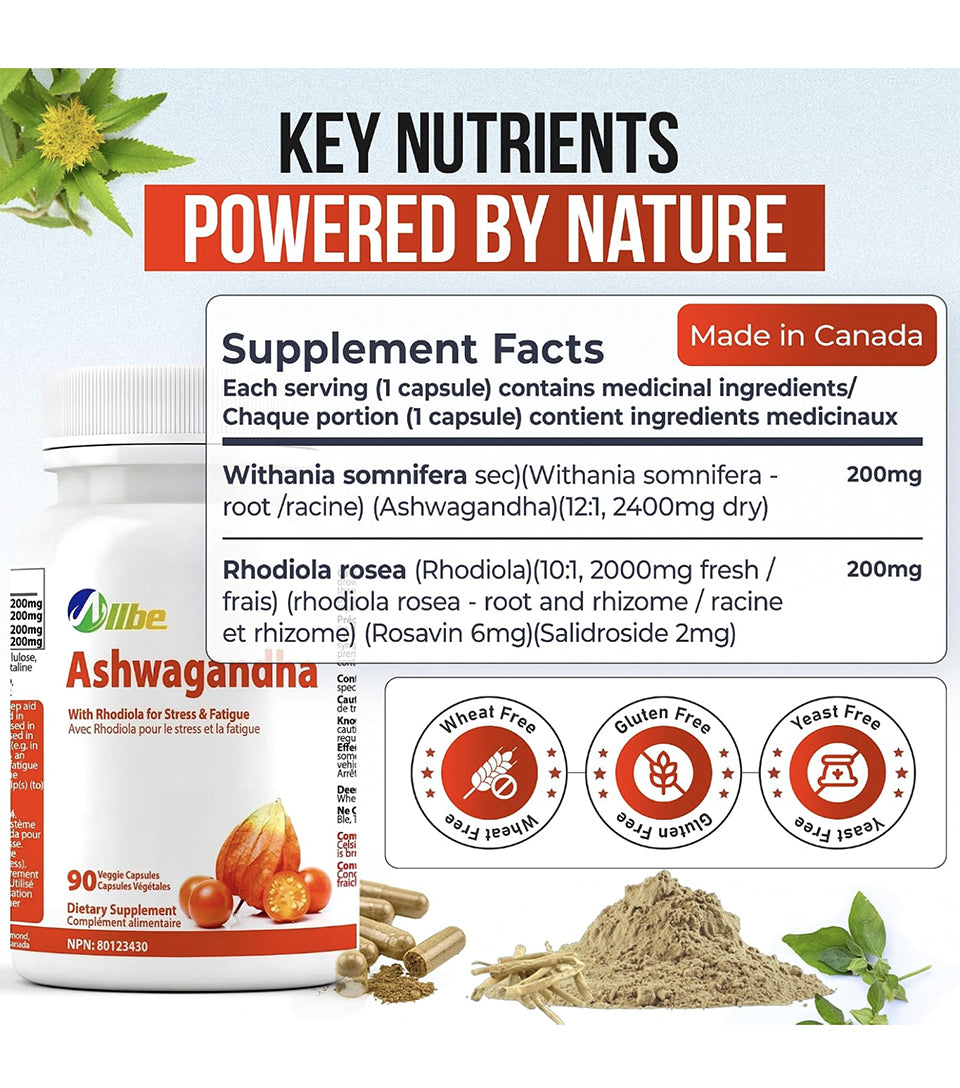 Ashwagandha & Rhodiola – Daily Wellness Support