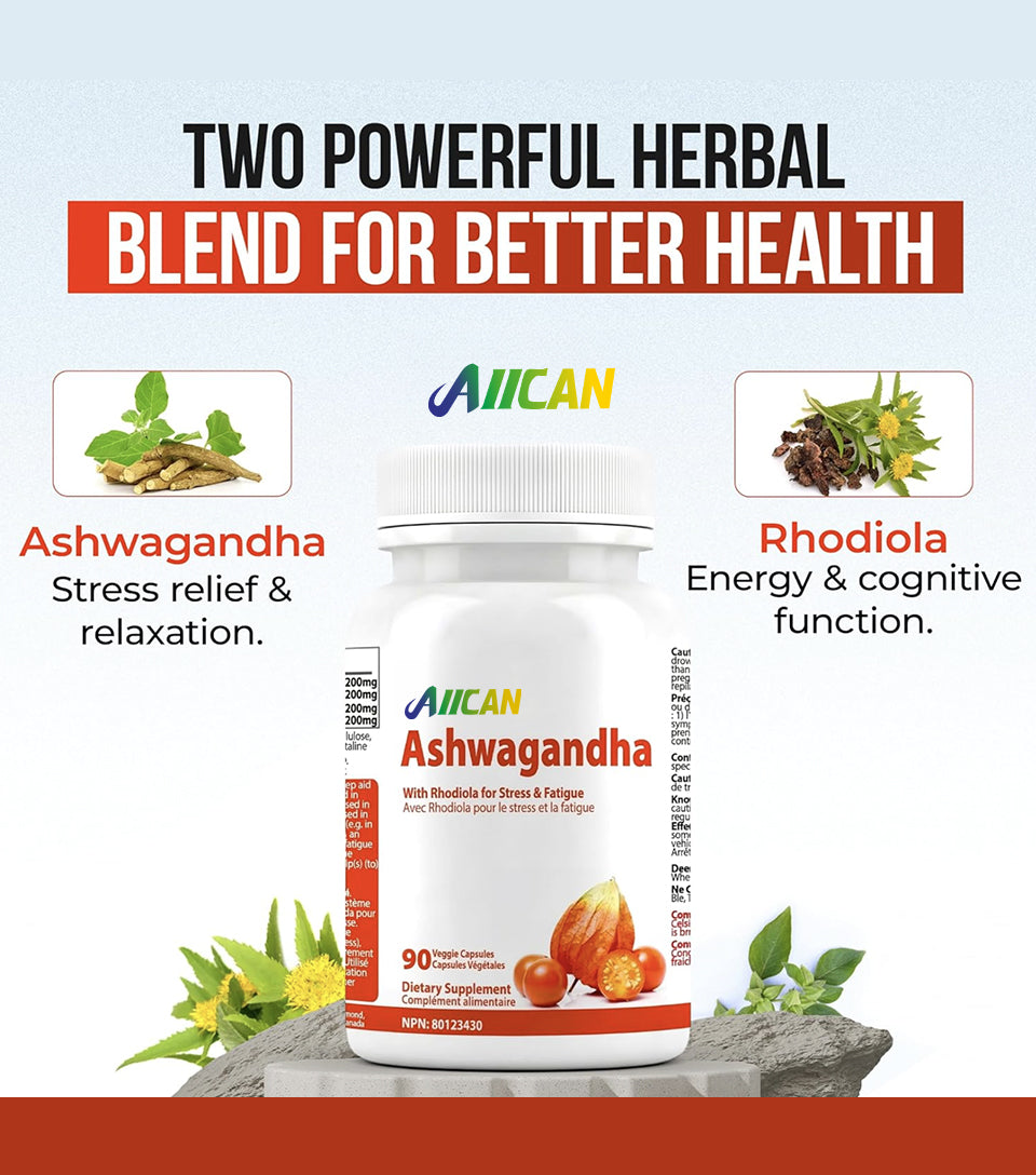 Ashwagandha & Rhodiola – Daily Wellness Support