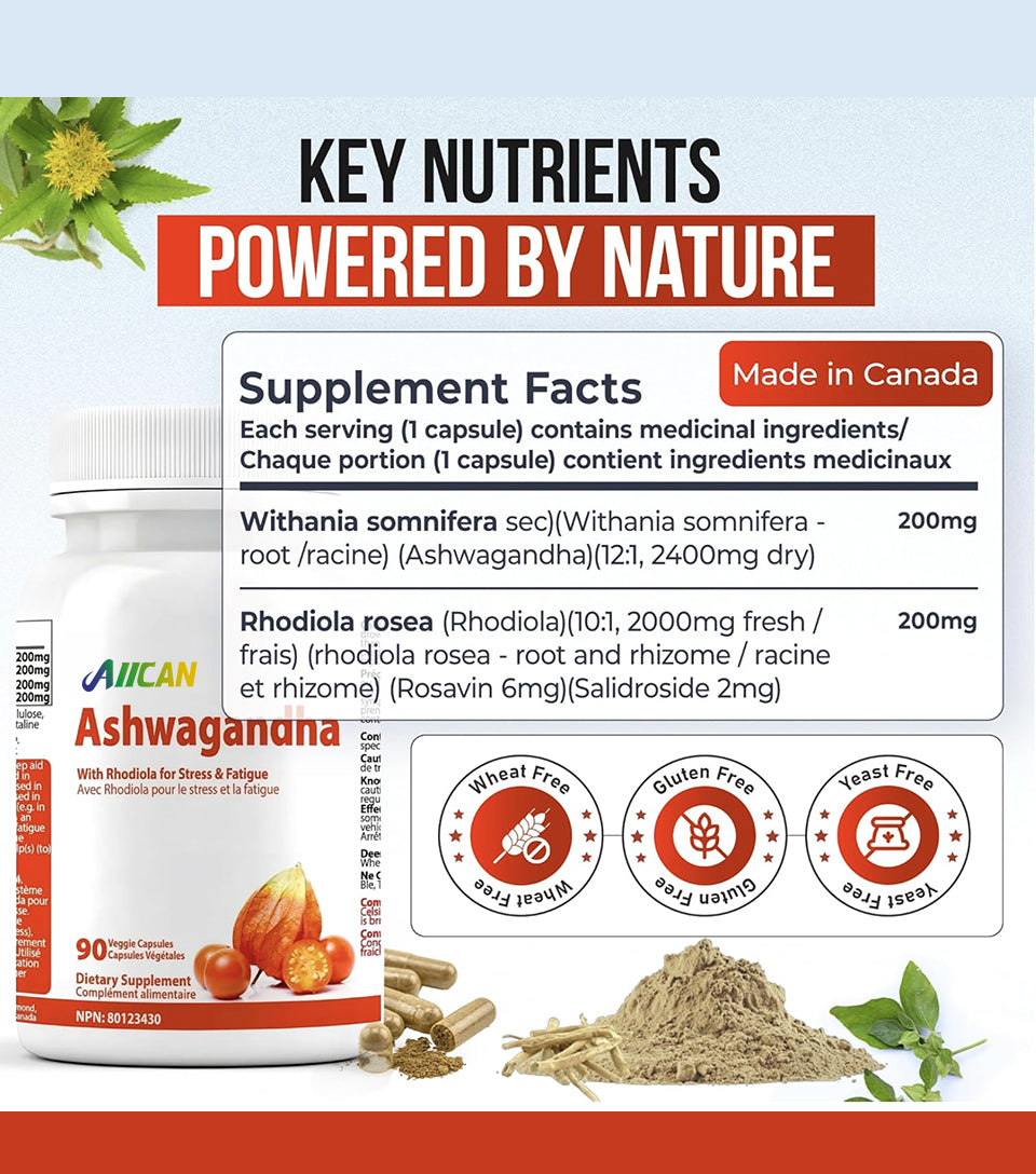 Ashwagandha & Rhodiola – Daily Wellness Support