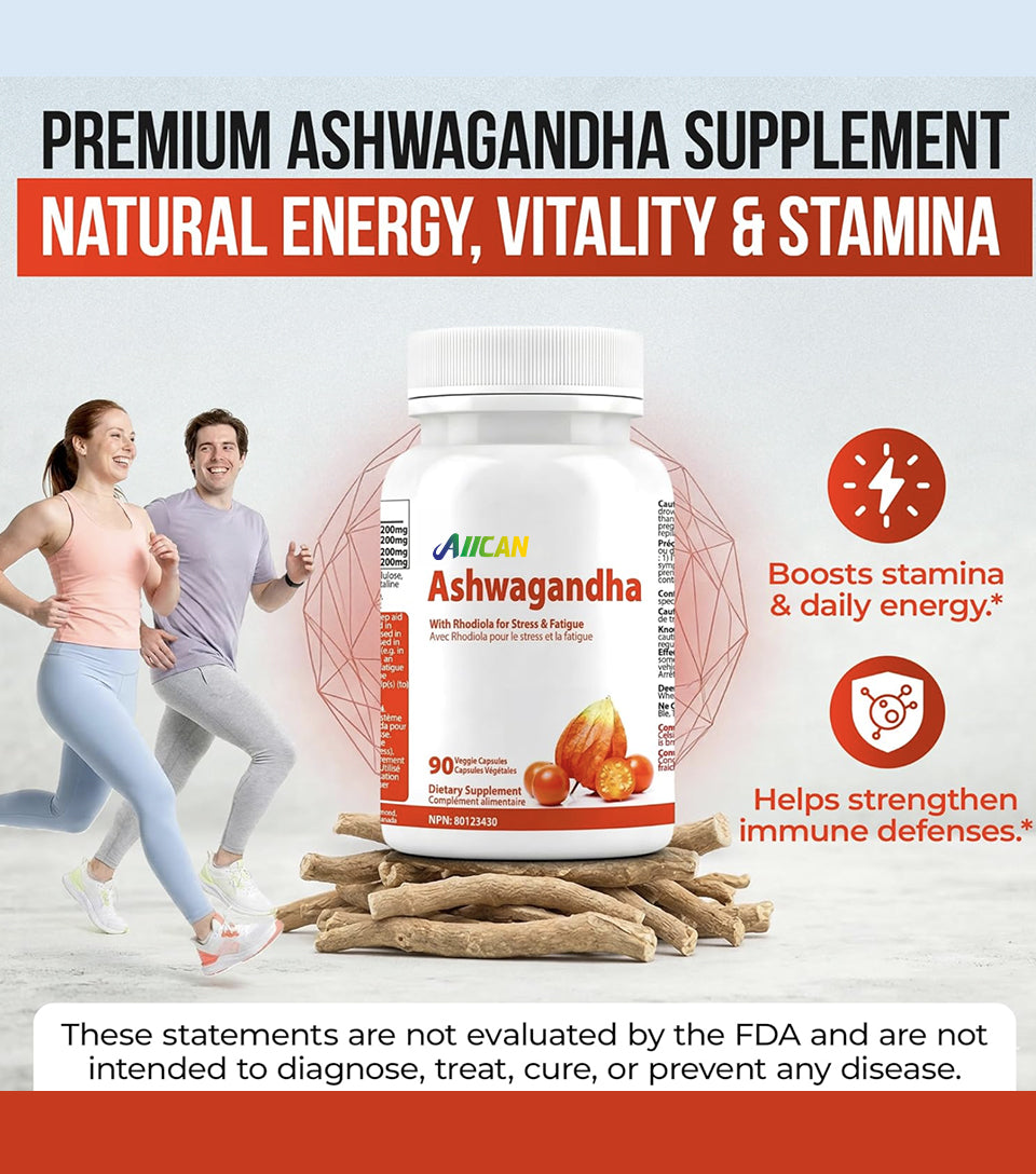 Ashwagandha & Rhodiola – Daily Wellness Support