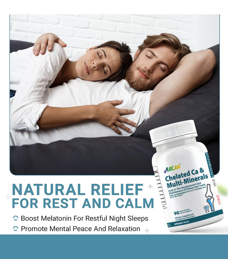 Chelated Ca & Multi-Minerals - Bone Health Support