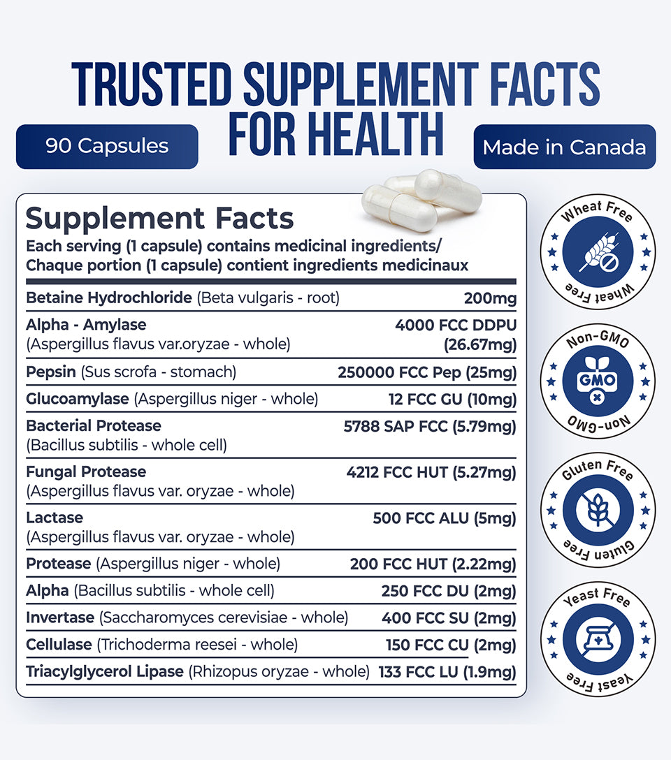 Digestive Enzymes - Advance Digestion Formula