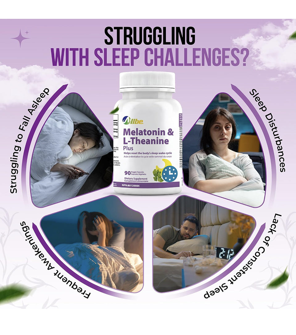 Melatonin & L-Theanine Plus– Sleep Support