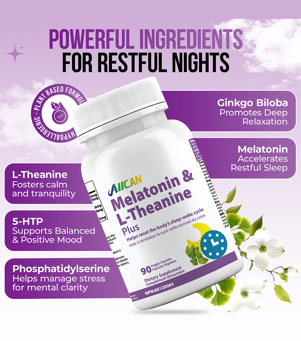 Melatonin & L-Theanine Plus– Sleep Support