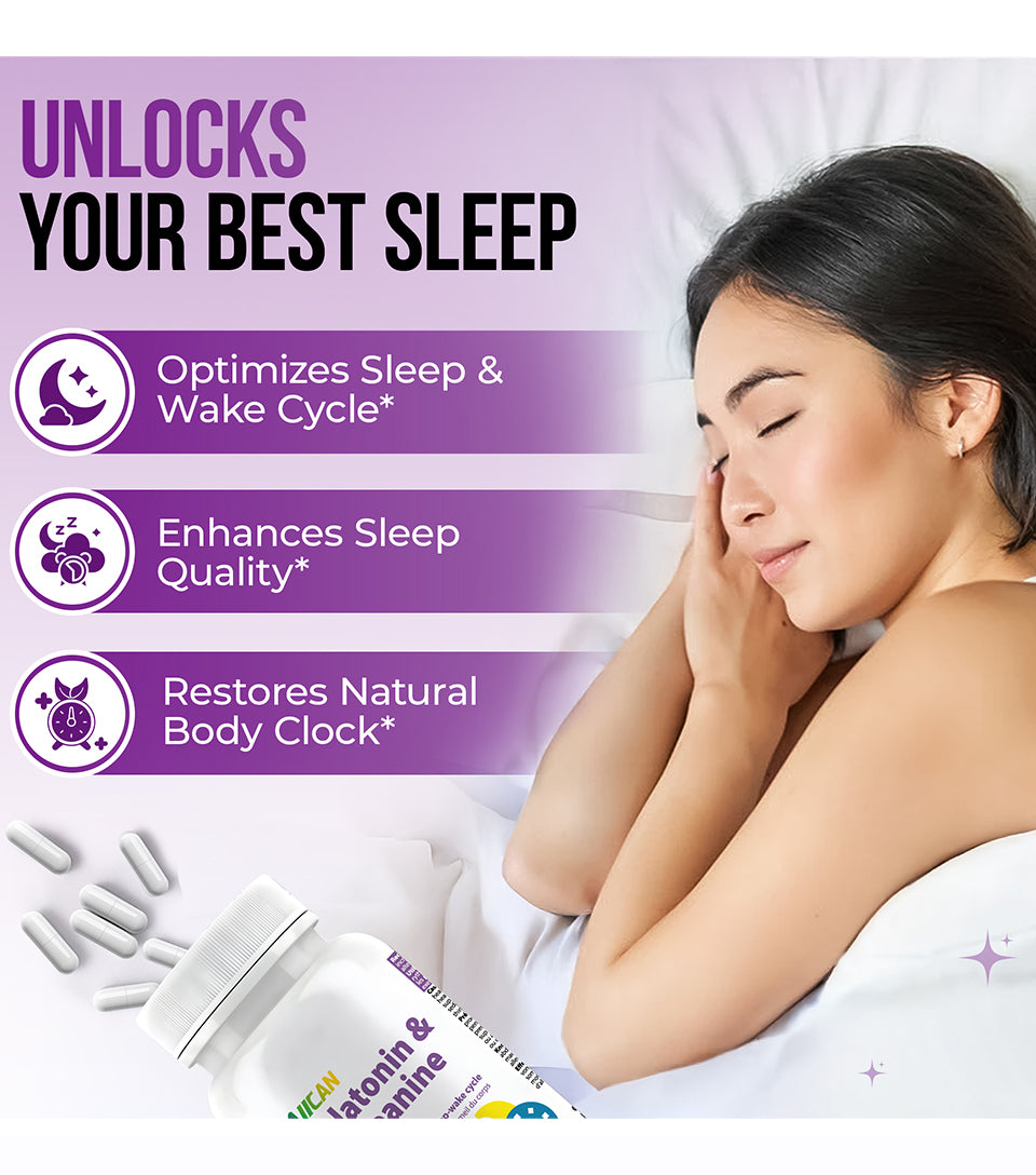 Melatonin & L-Theanine Plus– Sleep Support