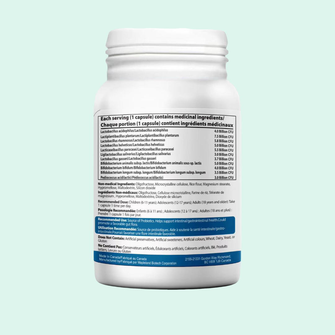 Allbe ProbioCan – 50 Billion CFU Probiotic (60 Capsules)